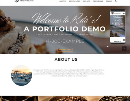 Rita’s Restaurant: Demo 1
